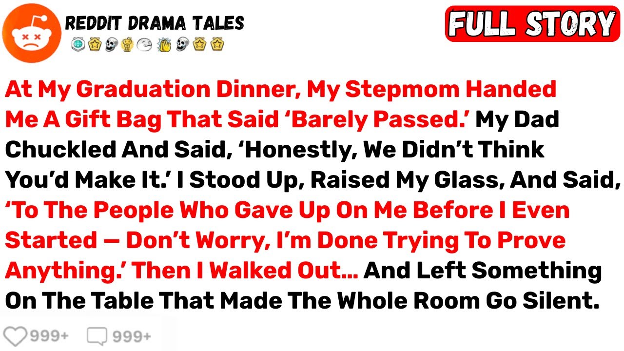 At My Graduation Dinner, My Stepmom Handed Me A Gift Bag That Said... - Best Reddit Stories