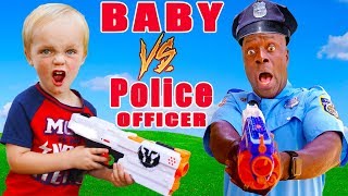 Baby vs Police Officer! Who Will Win?