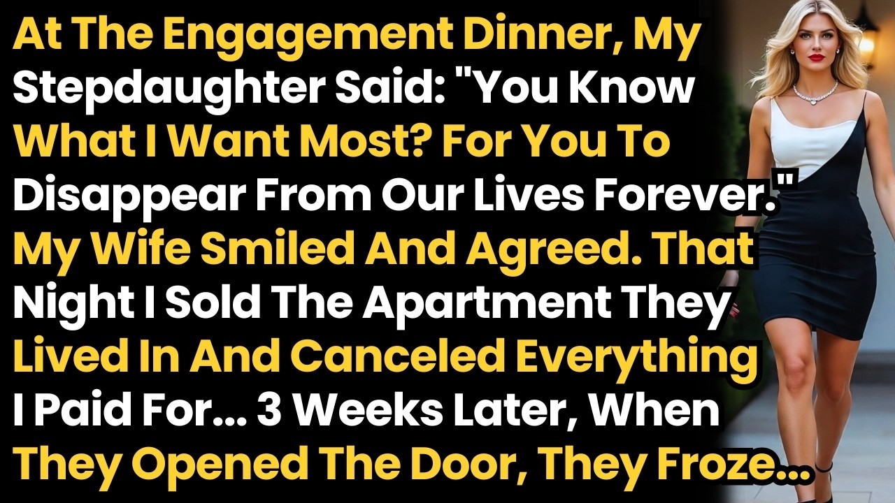 That Night I Sold The Apartment They Lived In & Canceled Everything I Paid For. 3 Weeks Later, When