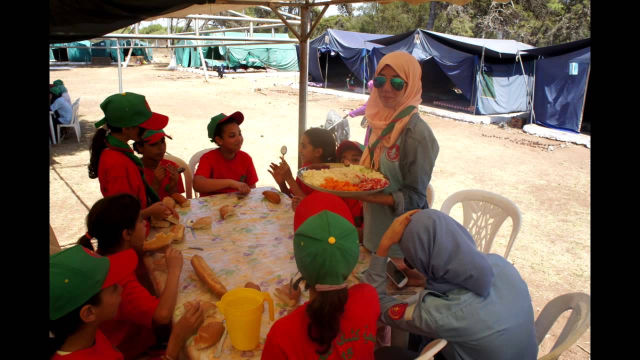 كشافة المغرب مخيم الهرهورة 2015