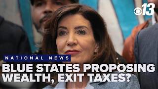 Growing number of blue states proposing wealth, exit taxes