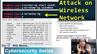 Day 21 - How do hackers attack on WIRELESS NETWORKS?
