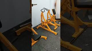 Orange color gym machine for a professioanl personal studio.