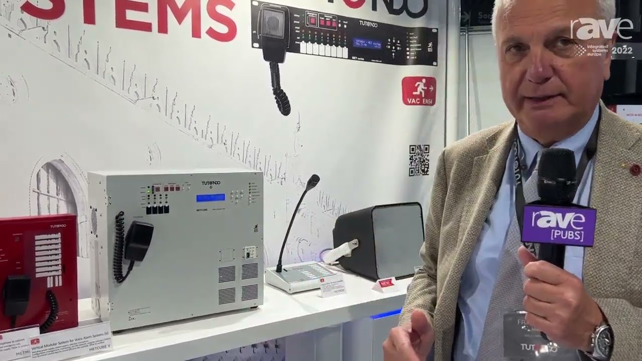 ISE 2022: TUTONDO Talks About METCUBEV Compact PA System with Configurable Amplifier