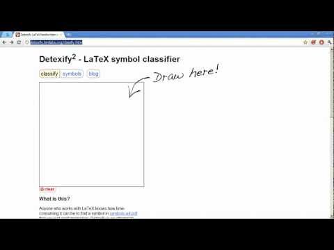 LaTeX Tutorial 11 finding and inserting various symbols