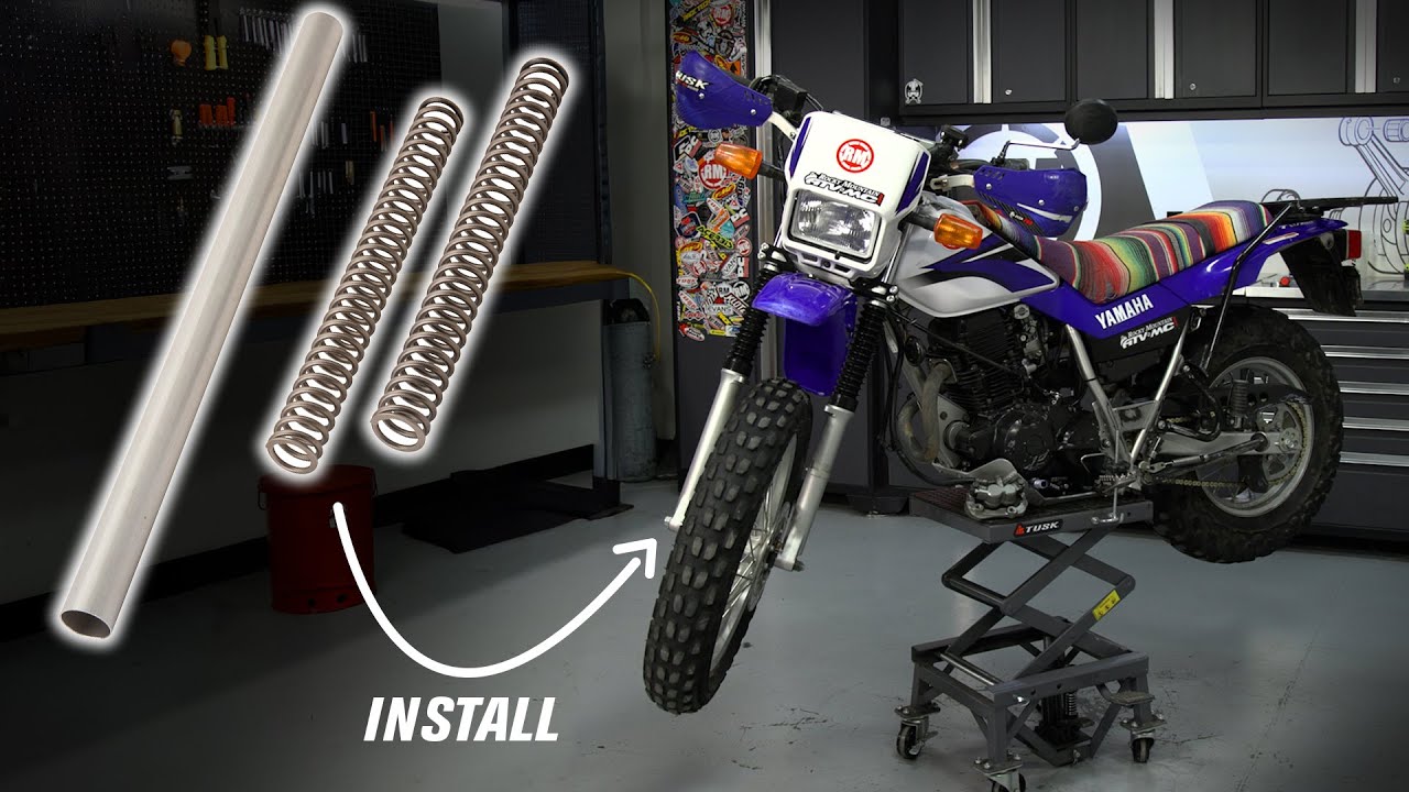 How To Install Race Tech ADV Fork Springs | Yamaha TW200