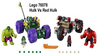 Lego 76078 Marvel Super Heroes Hulk Vs Red Hulk Review (2017 set)