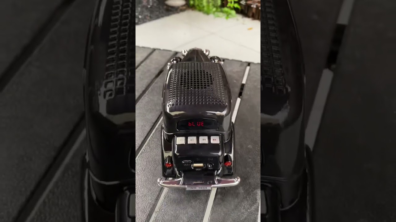 1934 Old Car Style Bluetooth Speaker 🎶 Exterior Design Display