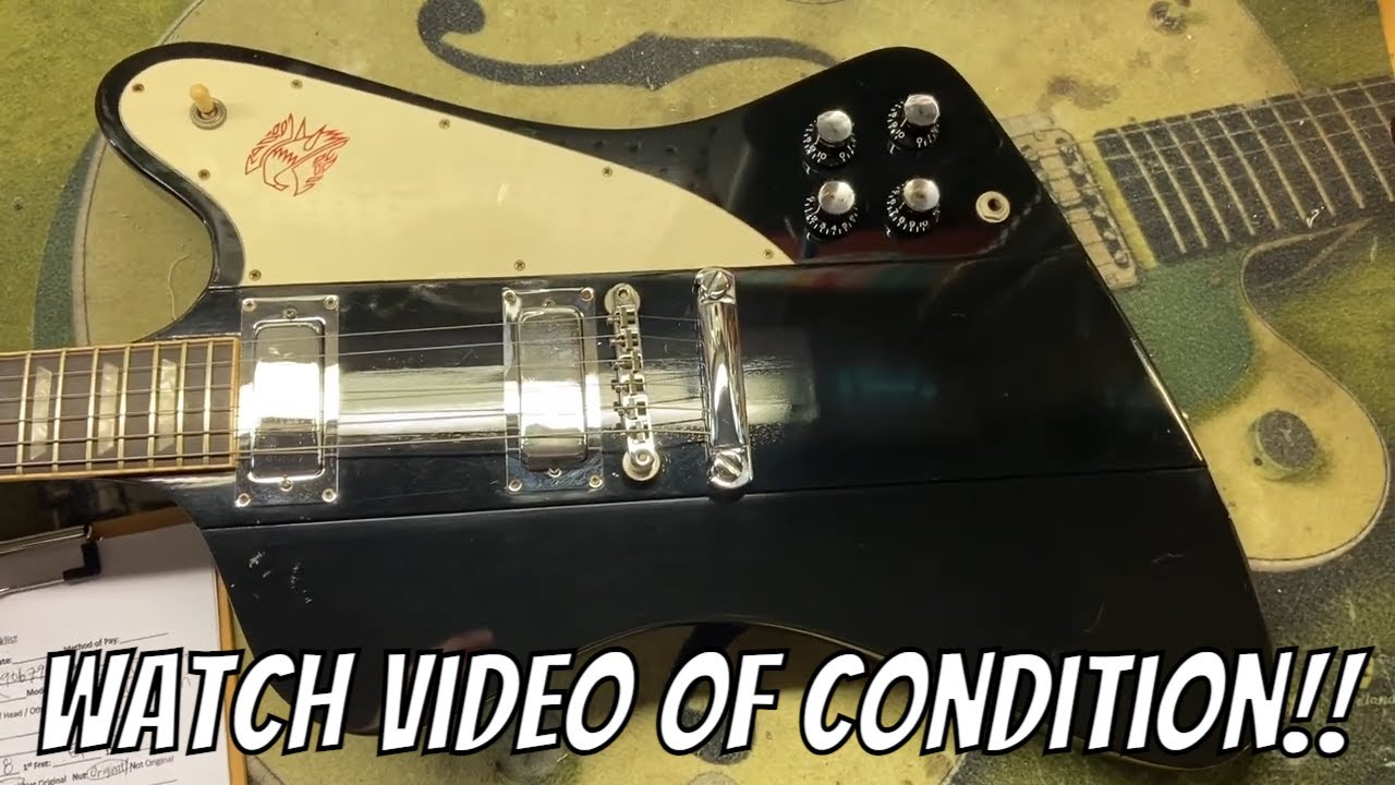 1996 Gibson Limited Edition Firebird V Black - YouTube