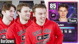 WORLD JUNIORS PLAYERS BUILD THEIR ULTIMATE HUT TEAM IN NHL 23