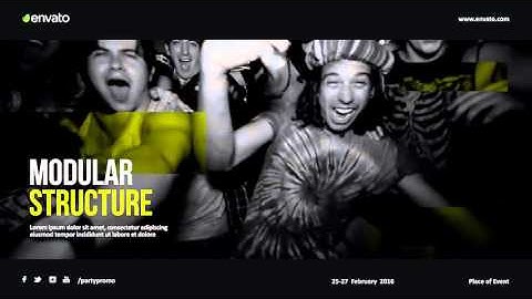 Dance Party Promo| VideoHive Templates | After Effects Project Files