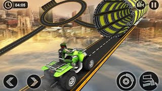 سباقات الدراجات الرباعية حيلة موتو : ATV مستحيل المسار أفضل لعبة Android HD screenshot 2