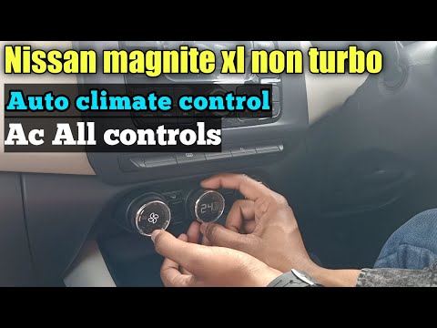 Nissan magnite - AC control l auto climate control l Nissan magnite xl non turbo AC controls