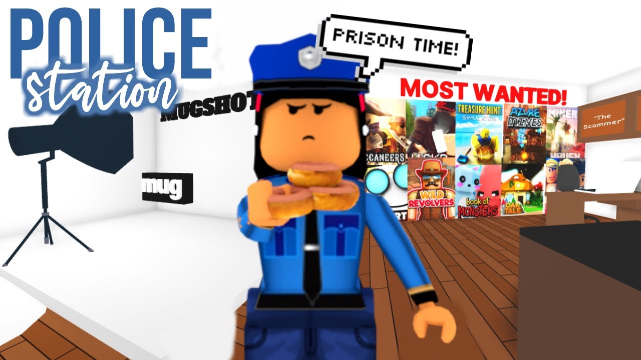 Police Station In Adopt Me Arresting Scammers Sunsetsafari Youtube - police outfit roblox