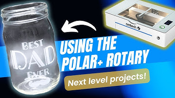 OMTech Polar+ ROTARY SET UP in LightBurn for LASER ENGRAVING