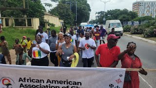 Live at Juneteenth Festival Parade in Ghana