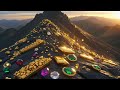 Village Finding gold Nuggets at Mountain, Mining Gold