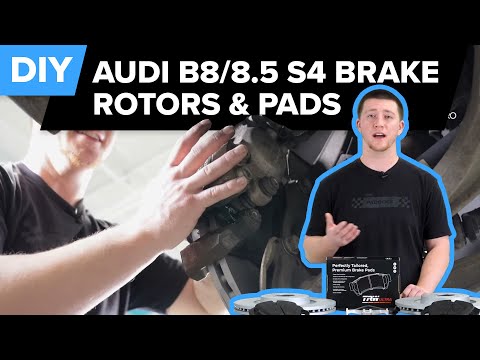 Audi B8/8.5 S4 Front Brake Replacement DIY – Brake Rotors & Pads (Audi S4, S5, & SQ5)