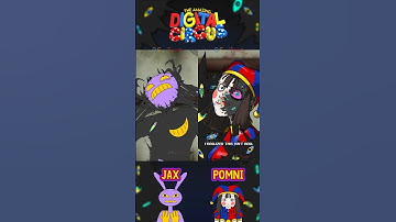 JAX & POMNI Abstracted Version Transformation | The Amazing Digital Circus Animation | TADC