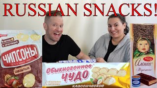 ALL NEW RUSSIAN SNACKS AND CANDY! Unboxing and funny tasting of Universal Yum snack box from Russia! by Matt and Jenn Try The World 617 views 3 years ago 24 minutes