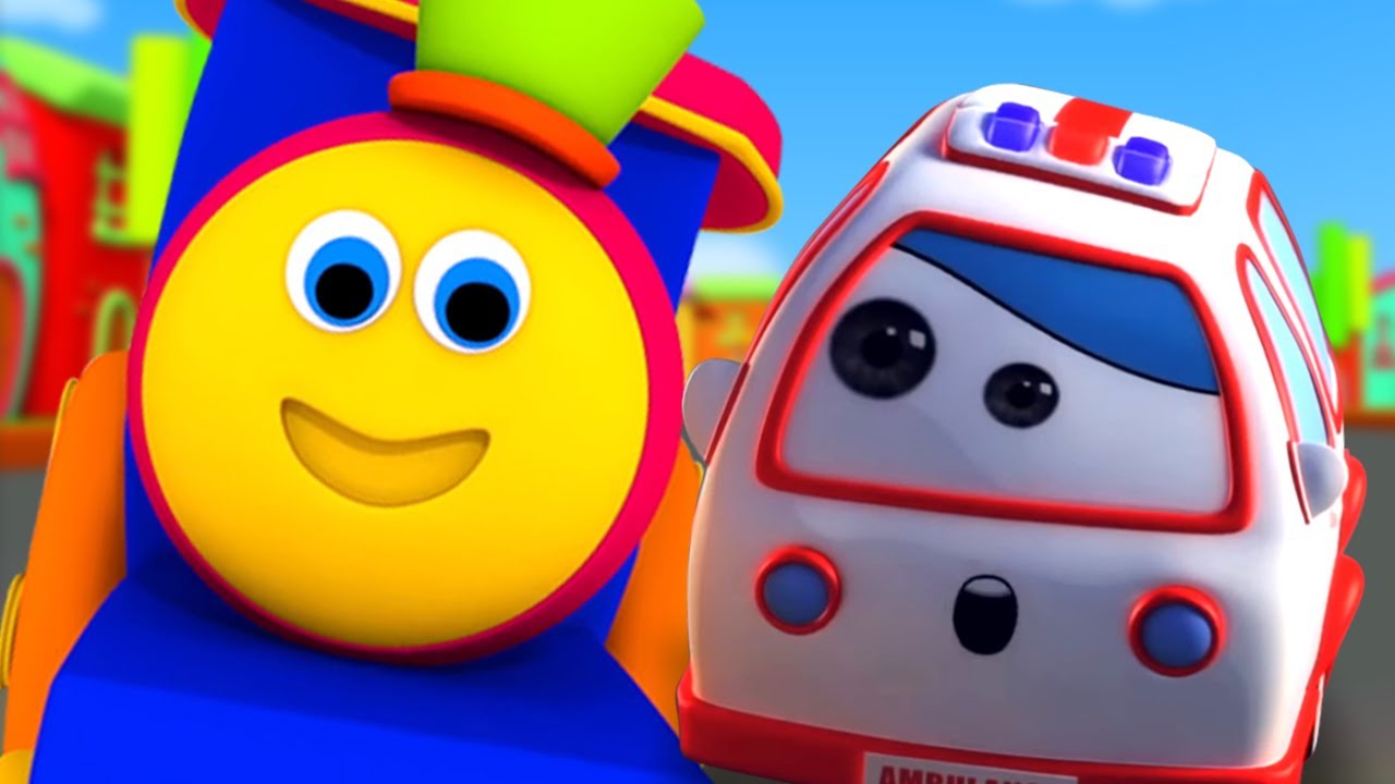 bob o trem | aventura de transporte | vídeo crianças | Bob Transport Adventure | Learn Transport