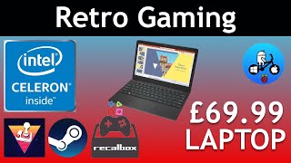 Improving the Cheapest Celeron Laptop Part 4.Gaming with  Recalbox, Batocera and Linux Lite.