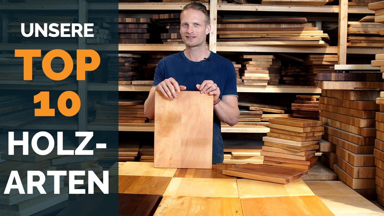 Unsere Top 10 Holzarten - nicht nur für Schneidebretter