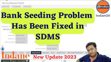 Bank Seeding in SDMS || Bank Account Change in SDMS || CLDP Problem Fixed in SDMS