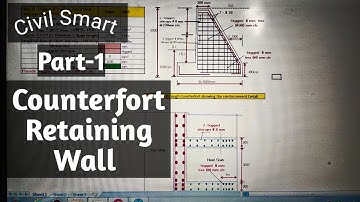 COUNTERFORT RETAINING WALL (PART-1)- BY CIVIL SMART
