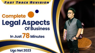 Ugc Net 2023 || Complete Legal Aspects of Business Revision || Ugc Net Commerce