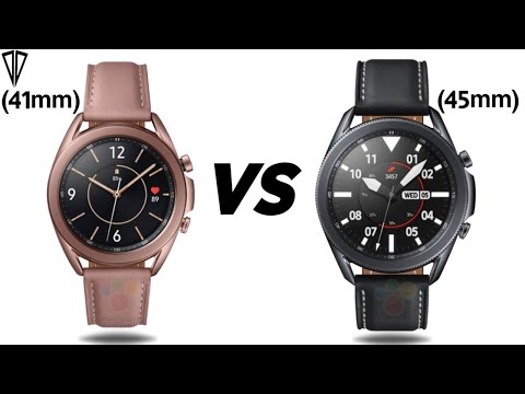 Galaxy watch 3 (41mm) vs Galaxy watch 3 (45mm) - Comparison