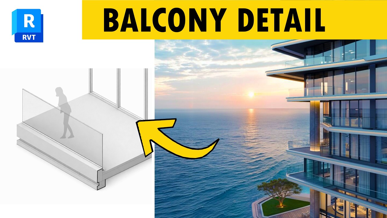 Balcony Detail Explained in 13 Mins | Revit Section to Real Building ...