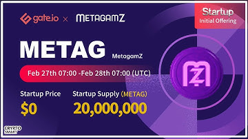 Gate.io Startup Initial Offering MetaRim (RIM) and  MetaGamz (METAG)