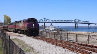 South Coast Rail: MBTA Geometry train to Fall River & New Bedford, MA - 4/26/2024