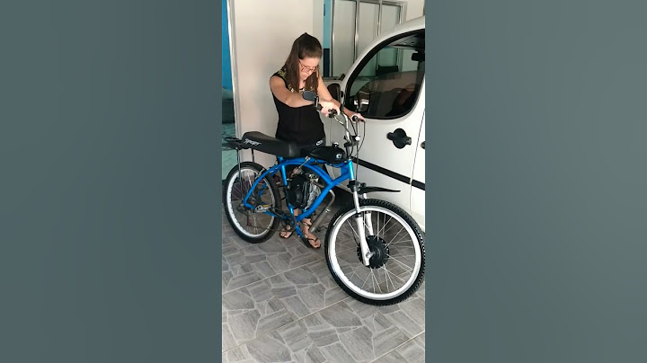 Bicicleta motorizada motor 4t fácil de ligar