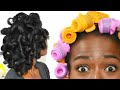 WE ARE USING CURLFORMERS WRONG!? Roll Up Method On Natural Hair | Perfect Heatless Curls