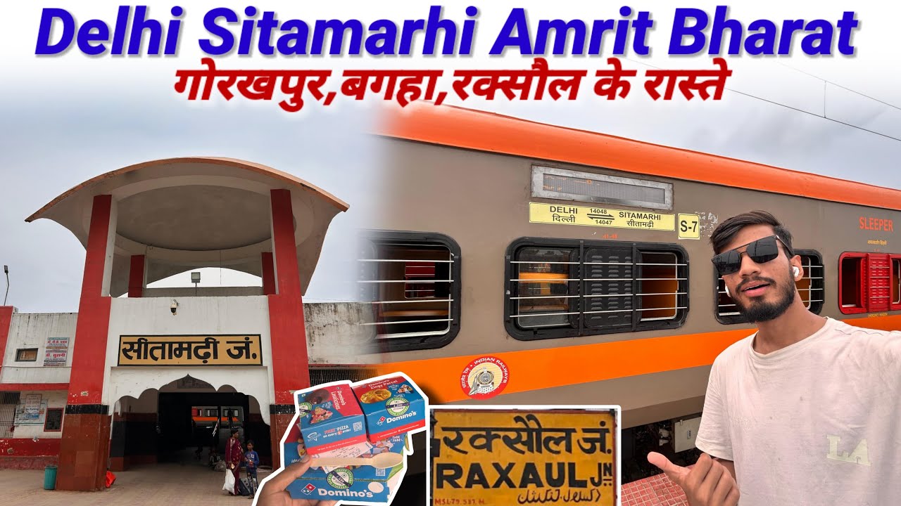 14048 Delhi Sitamarhi Amrit Bharat Express Full Journey Amrit Bharat Sleeper Class Review