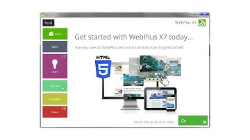 Serif WebPlus X7 Tutorial - Quick Start!