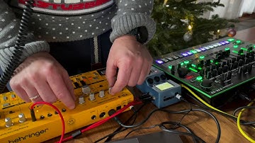 Jamuary 2021, 01 - Acid-House / Techno Live-Jam - Behringer TD 3, Roland TR8, Zoom MS-70CDR