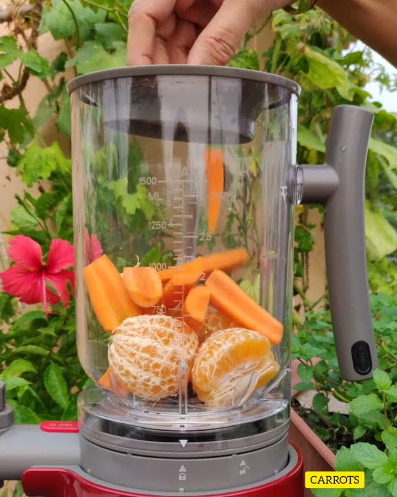 Orange carrot juice recipe | how to make orange carrot juice at home