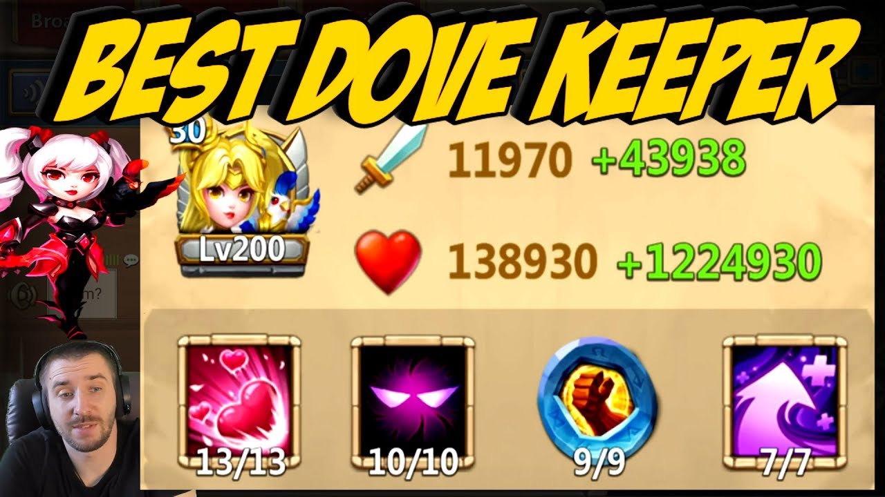 САМАЯ УБОЙНАЯ ФРЕЙЯ \ 80 000 000+ DMG \ BEST DOVE KEEPER IN CC \ БИТВА ЗАМКОВ \ CASTLE CLASH