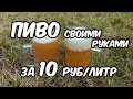 Пиво своими руками за 10 рублей - 1 литр. Как сварить пиво в домашних условиях