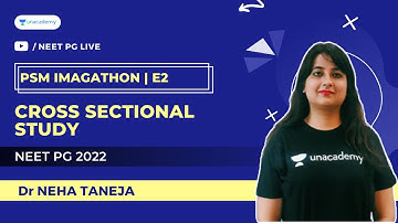 PSM Imagethon | NEETPG 2022 | Cross Sectional Study | Dr Neha Taneja