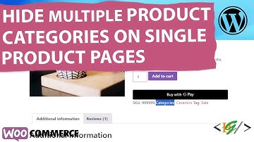 How to Hide Multiple Product Categories on Single Product Pages using Code in WooCommerce WordPress
