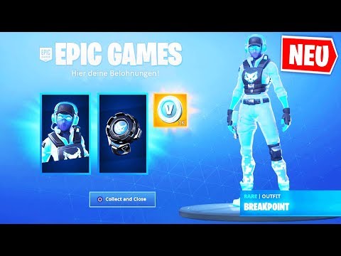 DAS NEUE BREAKPOINT PACK! 😍 Kostenlose V-BUCKS Herausforderungen & Skin | Fortnite Battle Royale