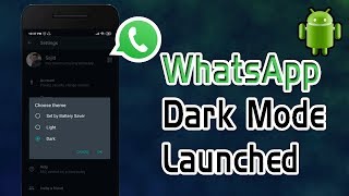 whatsApp dark mode-How to enable dark mode in offical whatsApp app-2020 screenshot 5