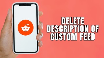 HOW TO DELETE DESCRIPTION OF CUSTOM FEED ON REDDIT