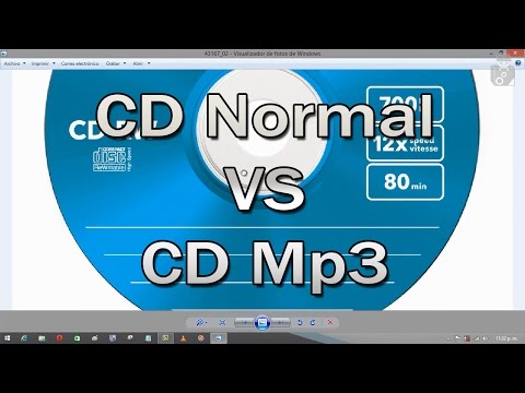 Video: ¿Cuántos archivos mp3 caben en un CD?