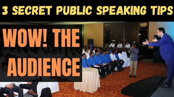 3 Tips To Improve Your Public Speaking- How to CAPTIVATE an Audience by Saurabh Chharia