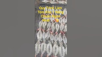 Tôm Khô 1 Nắng – Bí Kíp Ngon Hơn Nhà Làm 😋📌 #datmuivlogs #shortvideo #short #tomkho #food #fish